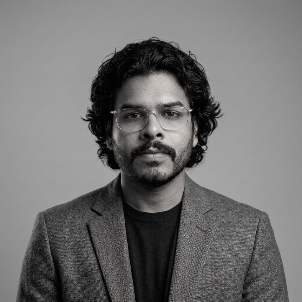 Portrait of Vijeth Nayak, Job Transition Coach and Founder of Saaspire